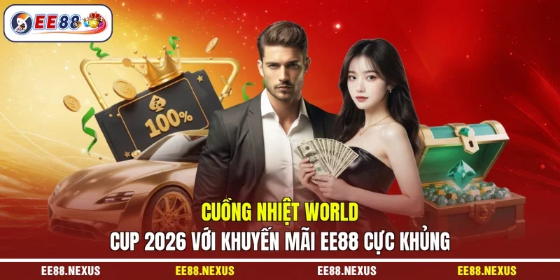 Cuồng nhiệt World Cup 2026 với khuyến mãi EE88 cực khủng