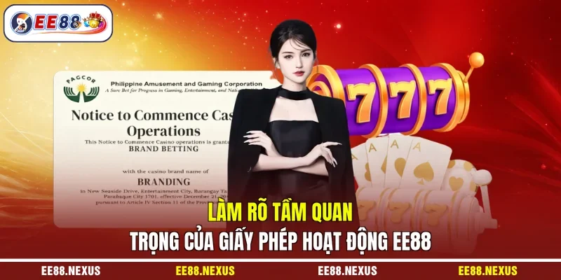 Làm rõ tầm quan trọng của giấy phép hoạt động EE88